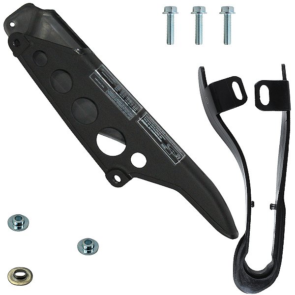 Protetor porta cobre capa guia corrente NXR125 NXR150 NXR160 Bros XRE190 com parafusos