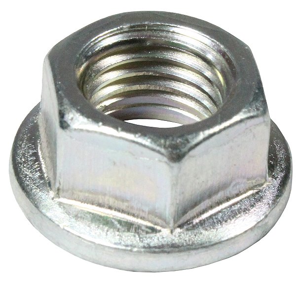 Porca M10 sextavada com flange chave 14