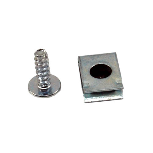 Parafuso Phillips brocante com presilha M4X12 fixação da rabeta
