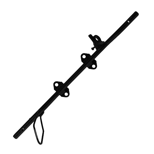 Estribo pedal apoio suporte pedaleira dianteira maciço CG150 Fan Titan Sport 2004 a 2013 CG125 Fan 2009 a 2013