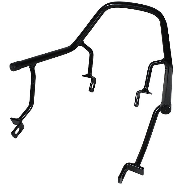 Alça alcinha traseira esportiva vertical Biz100 Biz110 Biz125 2011 a 2017 preto