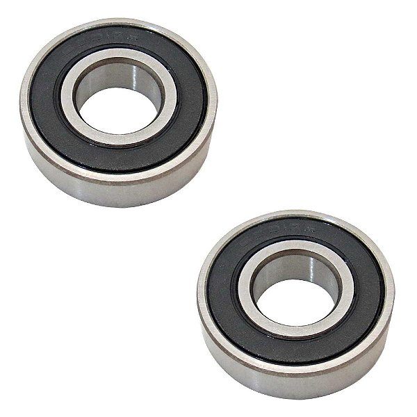 Kit rolamentos cubo roda dianteira XTZ125 2003 a 2016