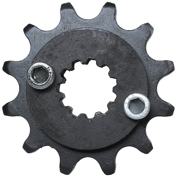 Pinhão de transmissão relação 12 dentes 520 CB300 CB300R XRE300 2009 a 2022 com parafusos