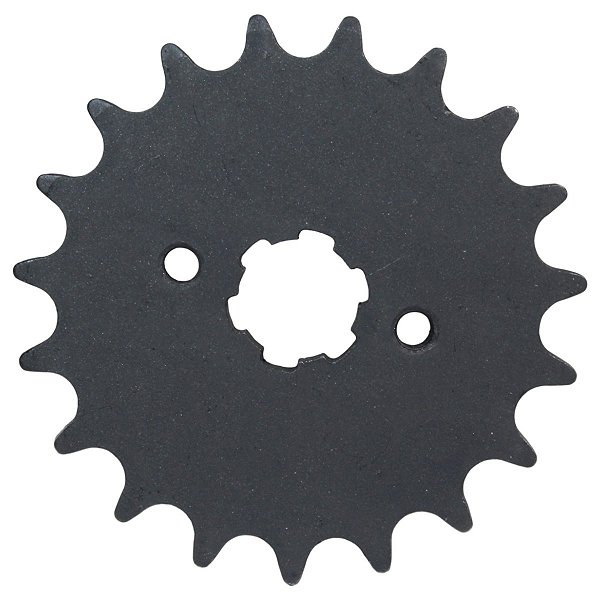 Pinhão de transmissão relação 19 dentes 428 CG125 CG150 CG160 Fan Titan Start Sport NXR125 NXR150 NXR160 Bros XRE190