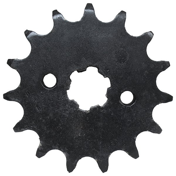 Pinhão de transmissão relação 15 428 C100 Biz Dream Biz100 Biz110 Biz125 Pop100 Pop110 Web100 XY50 Phoenix AZ1 AZ125 Jet