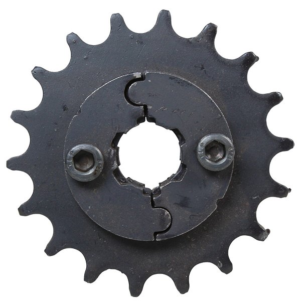 Pinhão de transmissão relação 18 428 Salva Eixo YBR125 XTZ125 CG125 Fan Titan Today XLR125 XLS125 XT225 TDM225 DT180