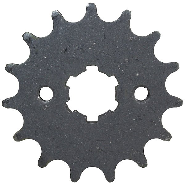 Pinhão de transmissão relação 15 428 YBR125 Factor XTZ125 CG125 Fan Titan Today XLR125 XLS125 XT225 TDM225 DT180 NX150