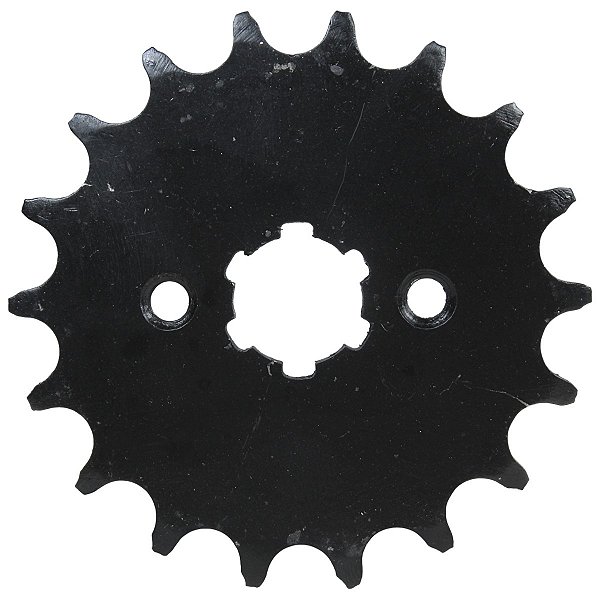 Pinhão de transmissão relação 18 428 YBR125 Factor XTZ125 CG125 Fan Titan Today XLR125 XLS125 XT225 TDM225 DT180 NX150