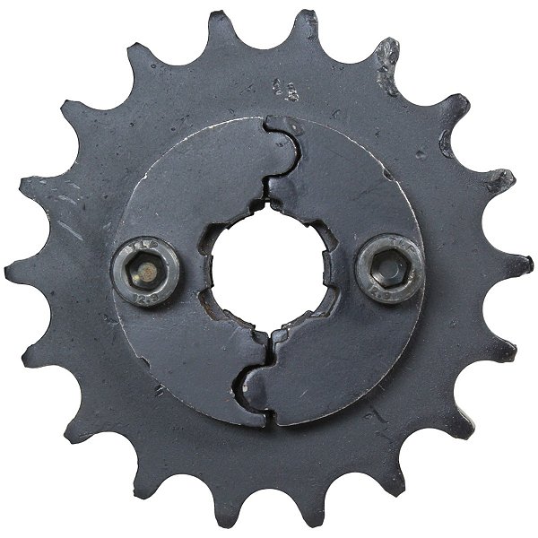 Pinhão de transmissão relação 18 428 Salva Eixo YBR125 XTZ125 CG125 Fan Titan Today XLR125 XLS125 XT225 TDM225 DT180