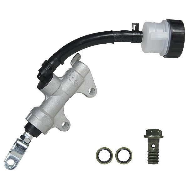 Cilindro mestre reservatório óleo burrinho freio traseiro inferior YS250 Fazer 2011 a 2017 com reservatório