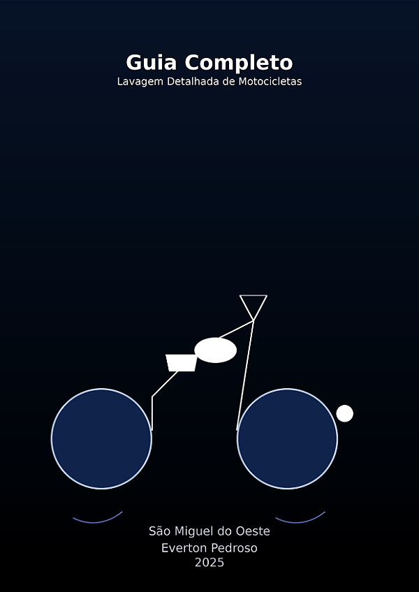 Ebook livro digital Guia Completo de Lavagem Detalhada de Motocicletas