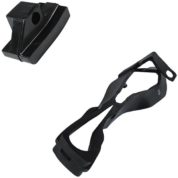 Kit guia deslizador corrente transmissão protetor borracha balança saboneteira XR250 Tornado XRE300