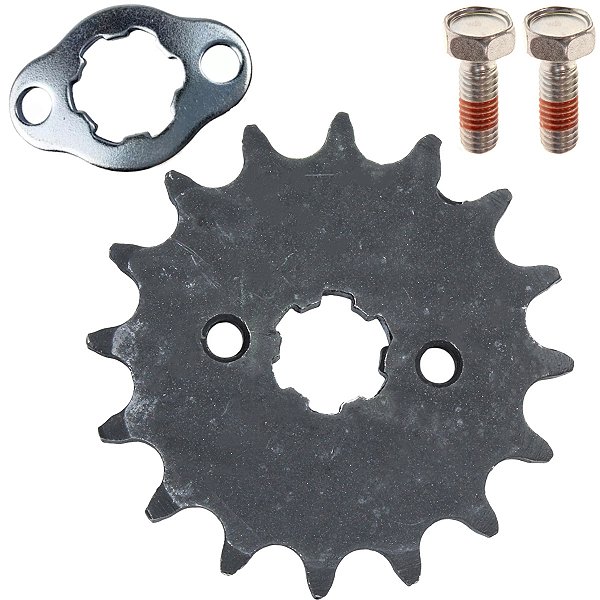 Pinhão de transmissão relação 16 428 C100 Biz Dream Biz100 Biz110 Biz125 Pop100 Pop110 Web100 XY50 Phoenix AZ1 AZ125 Jet