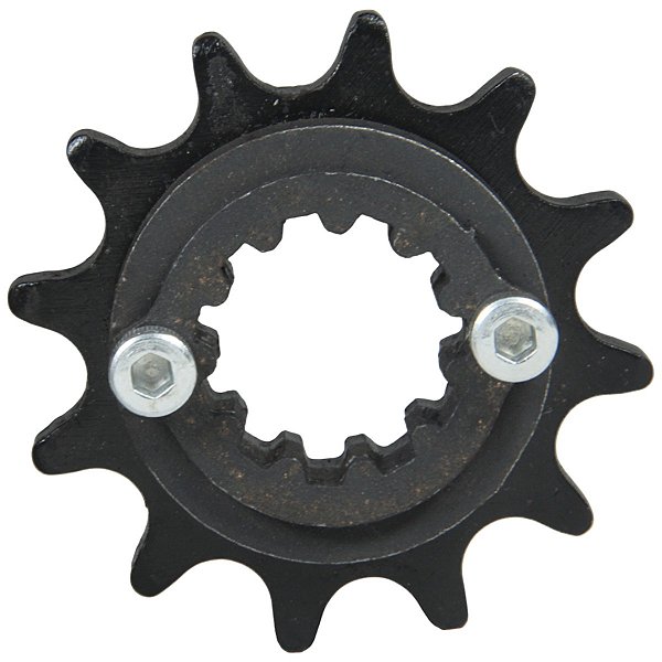 Pinhão de transmissão relação 12 dentes 428 CB300 CB300R XRE300 2009 a 2022 com parafusos