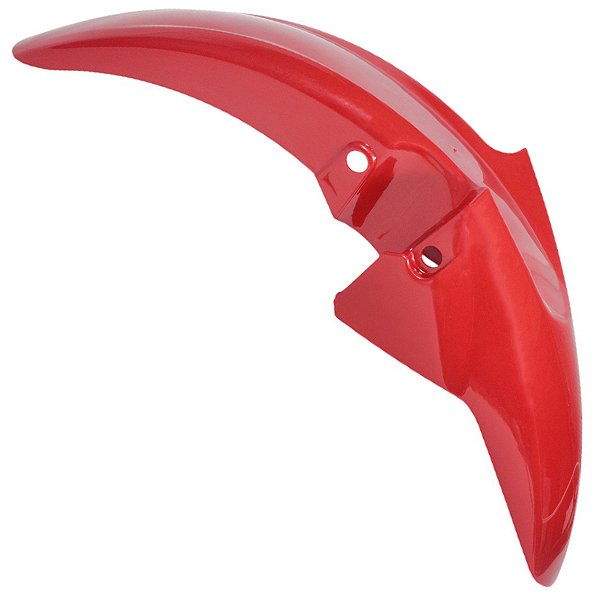 Paralama dianteiro CG125 Fan 2014 a 2018 CG150 Fan Titan Start 14/15 CG160 Fan Titan Start 16/ vermelho guarau