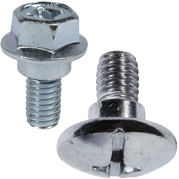 Kit parafusos Phillips especial cromado tampa lateral direita esquerda CG125 CG150 CG160 2009 em diante