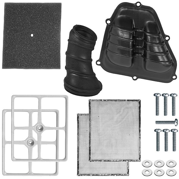 Tampa da caixa com filtro de ar CG125 ML125 Turuna125 1977 a 1982 com condutor grade e parafusos