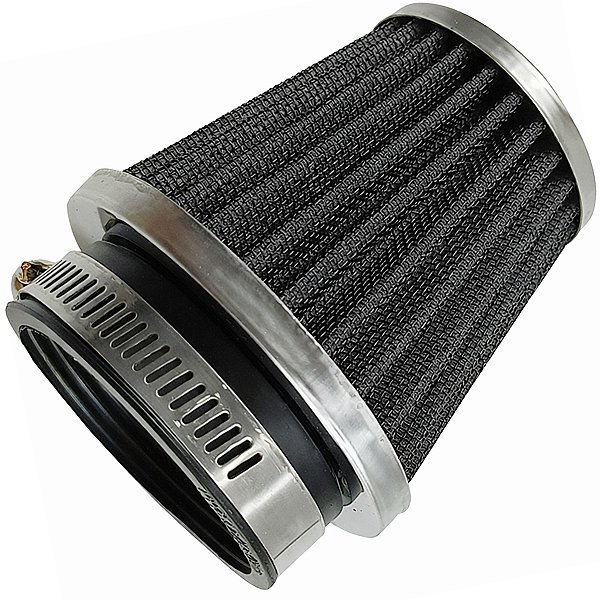 Filtro de ar esportivo 44mm CG125 CG150 Fan Titan Today CBX200 Strada XR200 RD125 RD135 XTZ250 Lander Tenere DT180 DT200