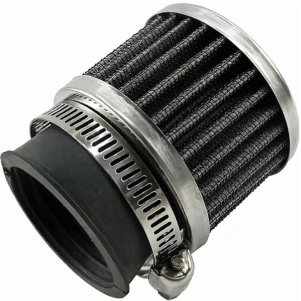Filtro de ar esportivo 36mm C100 Biz 98/05 Biz125 06/08 Neo115 Crypton105 Honda Yamaha alta vazão preto