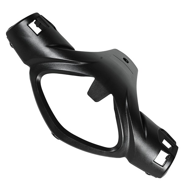 Tampa capa carenagem do painel traseira farol Shineray Jet50 2012 em diante preto