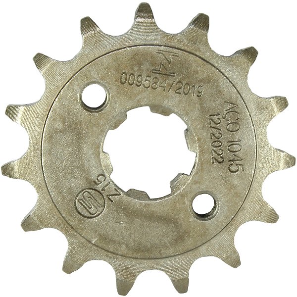 Pinhão de transmissão relação 15 dentes 428 YS150 Fazer YBR150 Factor XTZ150 Crosser YBR125I Factor