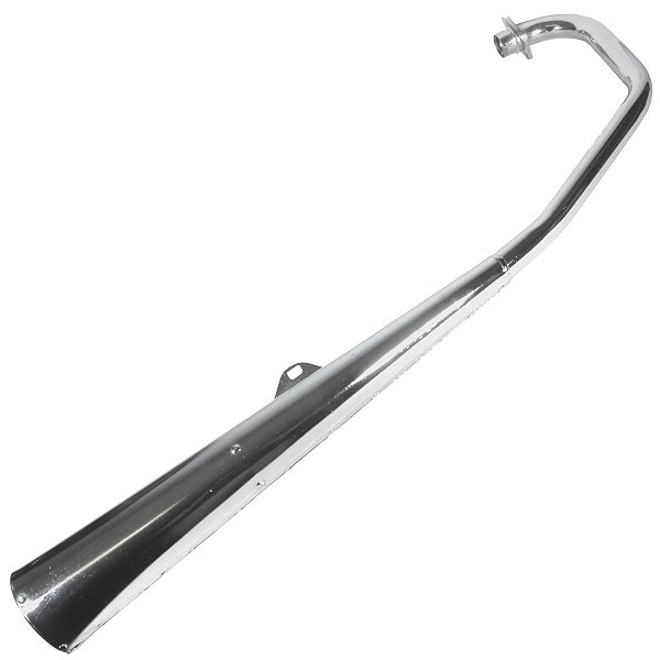 Escape escapamento descarga cromado esportivo estralador CG125 Titan ES ESD 2000 a 2004 modelo latinha