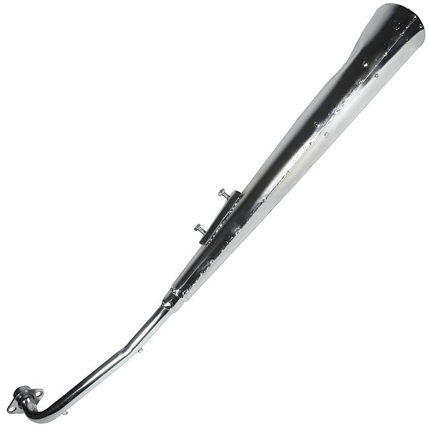 Escape escapamento descarga cromado C100 Biz 1998 a 2005