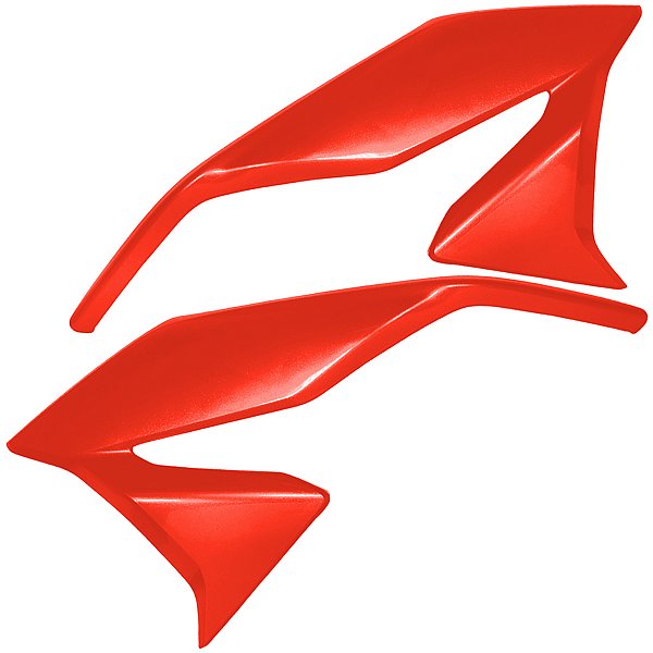 Aba asa de tanque externa par direito esquerdo CG160 Titan 2016 a 2024 Vermelho maceio 2016 2019 2021