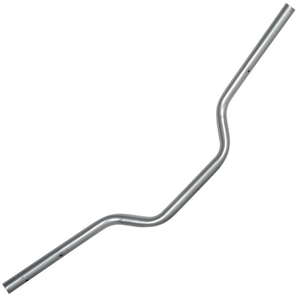 Guidão guidom NXR125 NXR150 Bros 2003 a 2015 sem suporte para peso grafite prata