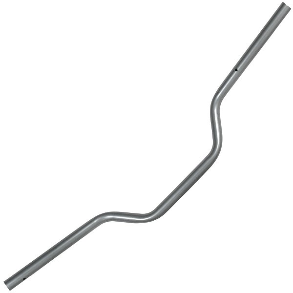 Guidão guidom YS150 Fazer XTZ150 Crosser sem suporte para peso grafite prata