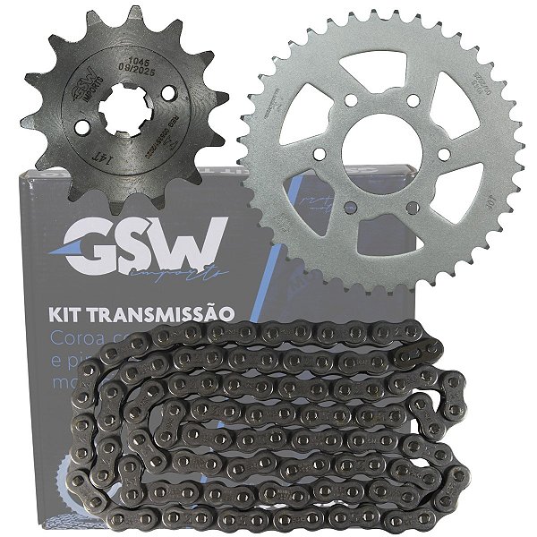 Kit relação transmissão tração Bajaj Dominar200 2023 em diante GSW