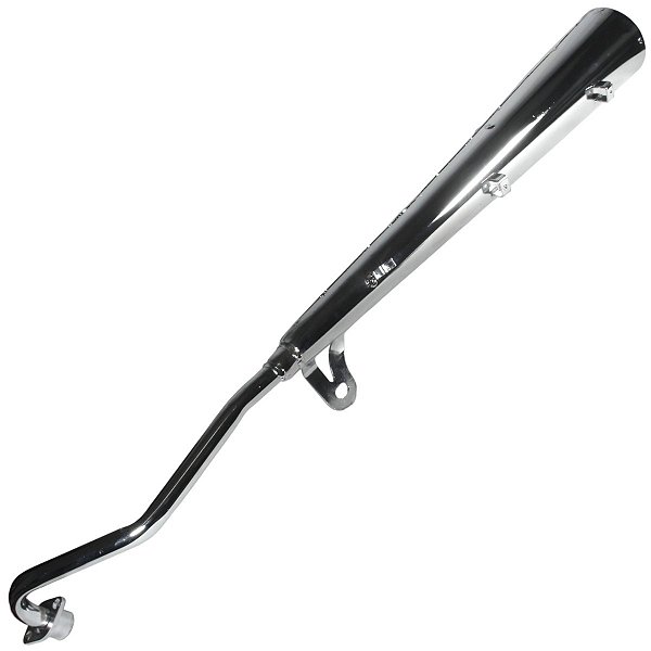 Escape escapamento descarga cromado esportivo estralador Pop110 2016 em diante modelo latinha