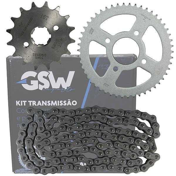 Kit relação transmissão tração Avelloz AZ160 Xtreme 2025 em diante GSW