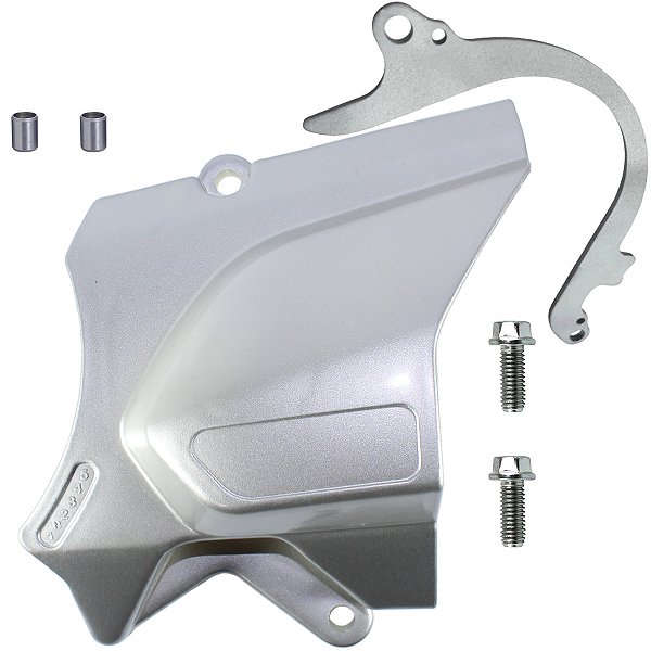 Tampa do pinhão da transmissão CG150 Sport 2005 a 2008 com parafusos e guia