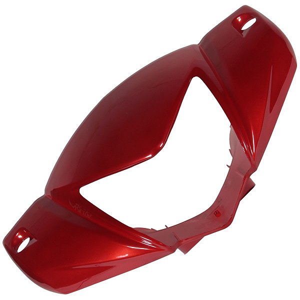 Tampa capa carenagem do painel dianteira farol Shineray Jet49 Jet50 Jet125 2012 a 2020 vermelho
