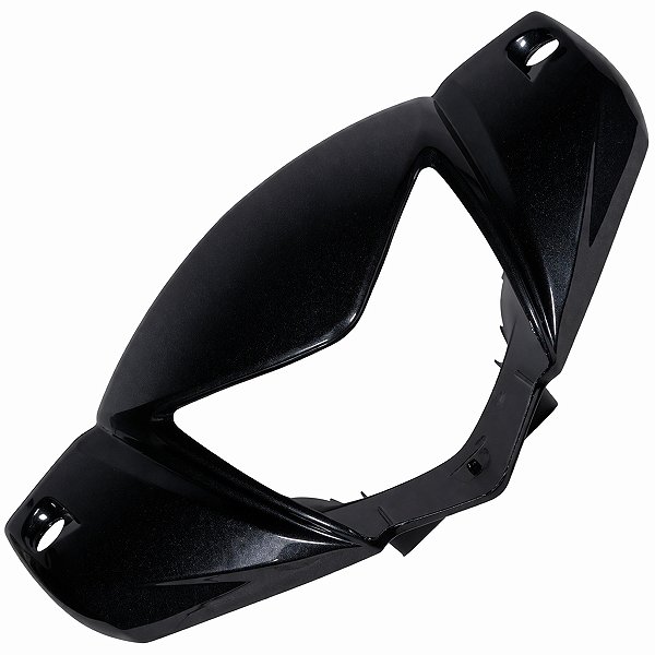 Tampa capa carenagem do painel dianteira farol Shineray Jet49 Jet50 Jet125 2012 em diante preto