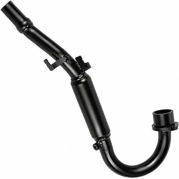 Curva escape escapamento descarga motor preto NXR160 Bros XRE190 2016 em diante
