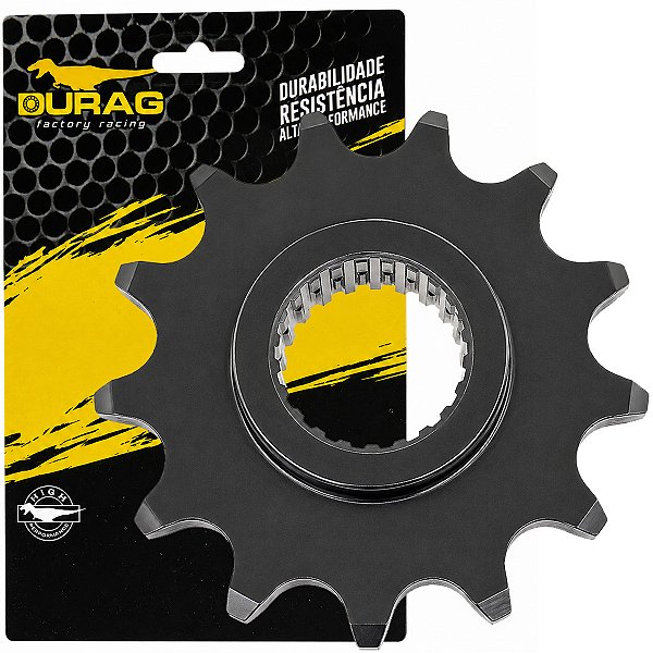 Pinhão de transmissão relação 13 dentes 520 YS250 FZ250 Fazer 2008 em diante XTZ250 Lander Tenere 2009 em diante Durag
