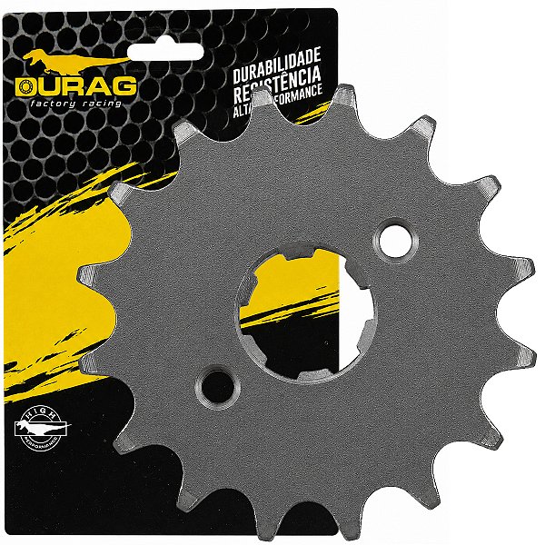 Pinhão de transmissão relação 16 dentes 428 YS150 Fazer YBR150 Factor XTZ150 Crosser YBR125I Factor Durag