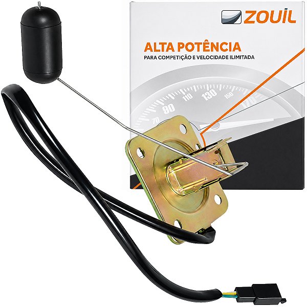 Boia de tanque sensor medidor nível combustivel CG125 Titan 2000 a 2004 Zouil