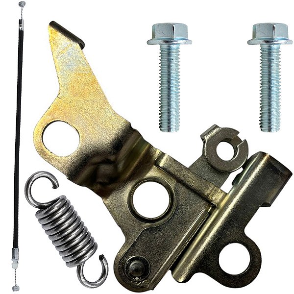 Trava suporte fechadura do banco CBX250 CB250 Twister CB300 CBX200 CB300F Strada NX400 Falcon com parafusos com cabo