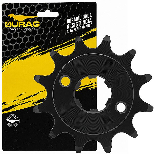 Pinhão de transmissão relação 12 dentes 520 CRF150 CRF230 XR200 CBX200 Strada Next250 Durag
