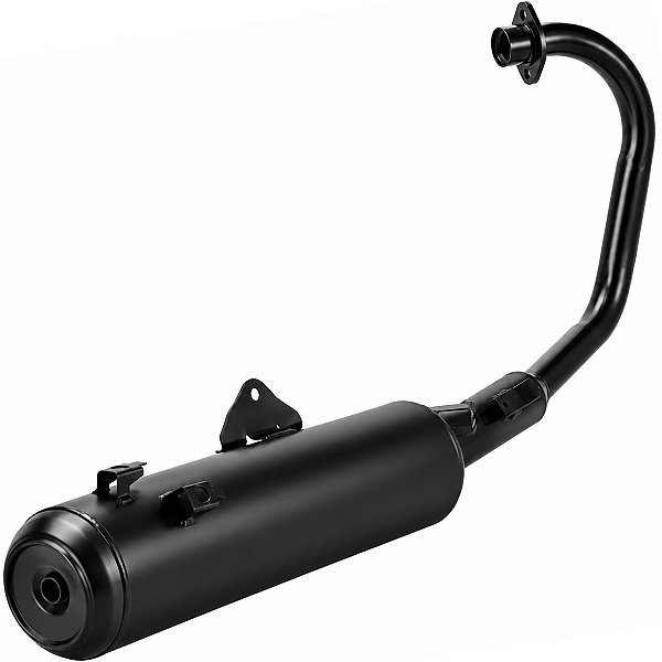Escape escapamento descarga preto CG150 Fan Titan Start 2014 a 2015