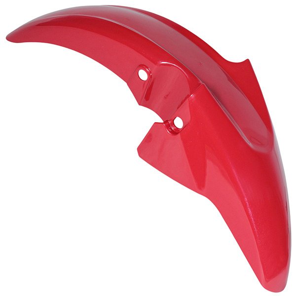 Paralama dianteiro CG125 Fan 2014 a 2018 CG150 Fan Titan Start 14/15 CG160 Fan Titan Start 16/ vermelho marrakesh