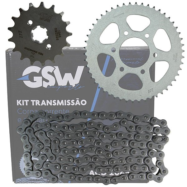 Kit relação transmissão tração Haojue NK150 2023 em diante GSW