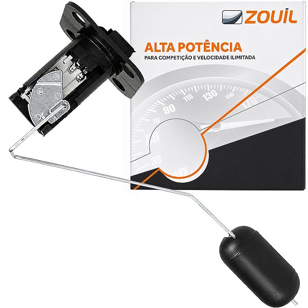 Boia de tanque sensor medidor nível combustivel YBR125 Factor 2009 a 2016 Zouil