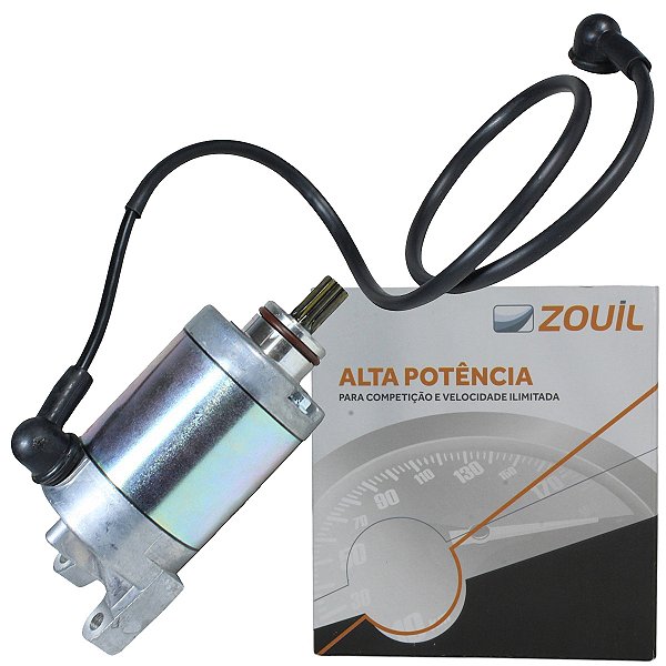 Motor de partida arranque MT03 YZF R3 com chicote Zouil