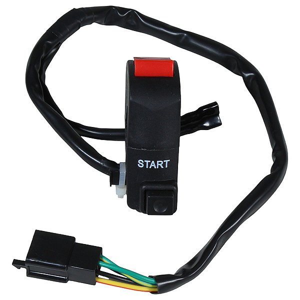 Interruptor punho de partida e emergência NXR150 Bros ESD 2003 a 2008 XR250 Tornado 2001 a 2005 lado direito