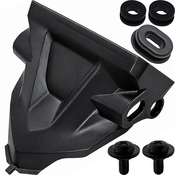Tampa capa carenagem do painel dianteira farol CB300F Twister 2023 em diante preto com parafusos