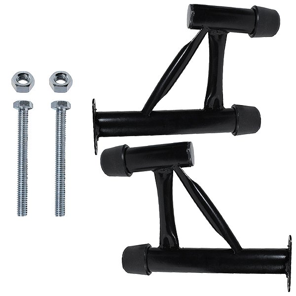 Protetor de motor carenagem modelo reforçado compacto YBR125 Factor 2009 a 2016 preto